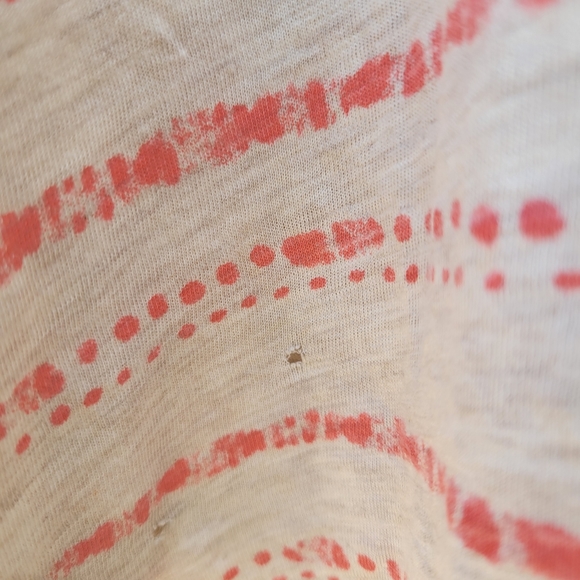 Democracy Plus Size Short Twist Sleeve Round Neck Stripe Knit Top 1X - Picture 5 of 9